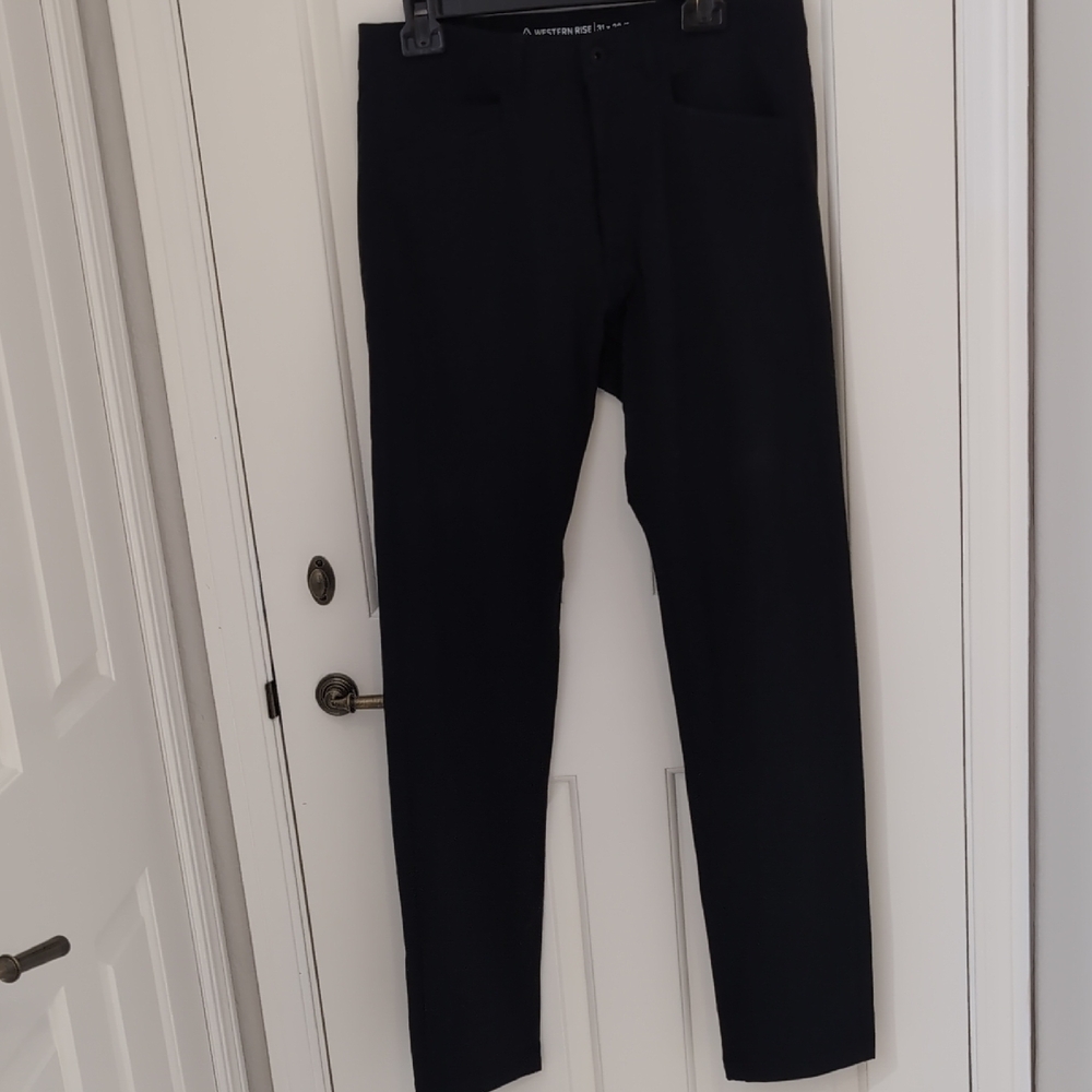 Men Western Rise Evolution Slim Pant Black - 31 X 32/34